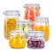 Food storage jar with flip lid MG52HTP10